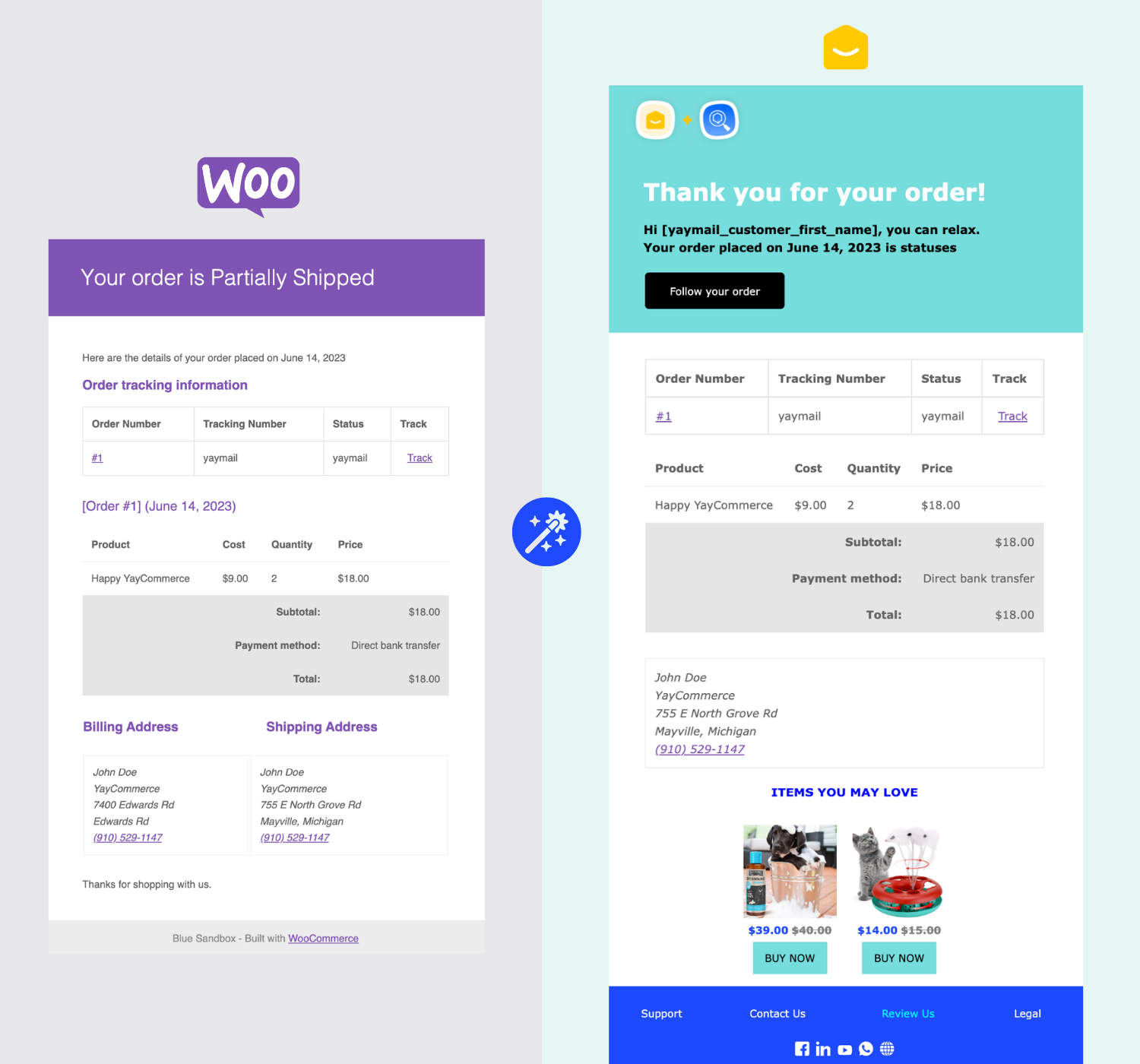 How to Customize WooCommerce ParcelPanel Order Tracking Emails with YayMail